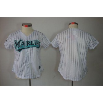 Marlins Blank White Women's Fashion Stitched MLB Jersey Marlins Blank White Women's Fashion Stitched MLB Jersey