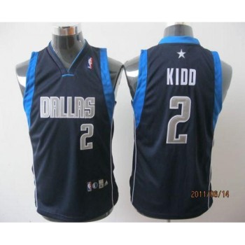 Mavericks #2 Jason Kidd Dark Blue Stitched Youth NBA Jersey Mavericks #2 Jason Kidd Dark Blue Stitched Youth NBA Jersey