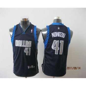 Mavericks #41 Dirk Nowitzki Dark Blue Stitched Youth NBA Jersey Mavericks #41 Dirk Nowitzki Dark Blue Stitched Youth NBA Jersey