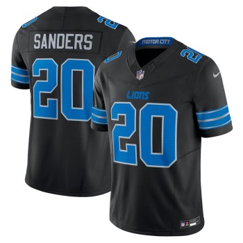 Men's Detroit Lions #20 Barry Sanders Black 2nd Alternate Vapor F.U.S.E. Limited Jersey Men's Detroit Lions #20 Barry Sanders Black 2nd Alternate Vapor F.U.S.E. Limited Jersey