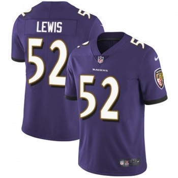 Men's Baltimore Ravens #52 Ray Lewis Purple Vapor Untouchable Limited NFL Jersey Men's Baltimore Ravens #52 Ray Lewis Purple Vapor Untouchable Limited NFL Jersey