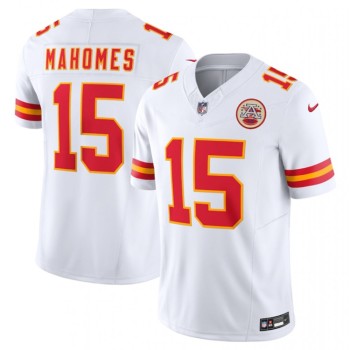 Men's Kansas City Chiefs #15 Patrick Mahomes White 2023 F.U.S.E. Vapor Untouchable Limited Stitched Jersey Men's Kansas City Chiefs #15 Patrick Mahomes White 2023 F.U.S.E. Vapor Untouchable Limited Stitched Jersey