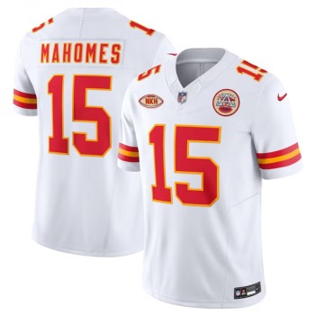 Men's Kansas City Chiefs #15 Patrick Mahomes White 2023 F.U.S.E. With Men's Kansas City Chiefs #15 Patrick Mahomes White 2023 F.U.S.E. With