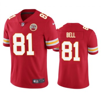 Men's Kansas City Chiefs #81 Blake Bell Red Vapor Untouchable Limited Stitched Jersey Men's Kansas City Chiefs #81 Blake Bell Red Vapor Untouchable Limited Stitched Jersey