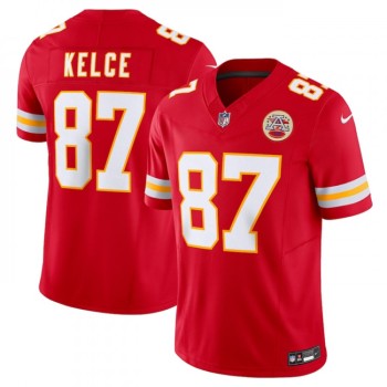 Men's Kansas City Chiefs #87 Travis Kelce Red 2023 F.U.S.E. Vapor Untouchable Limited Stitched Jersey Men's Kansas City Chiefs #87 Travis Kelce Red 2023 F.U.S.E. Vapor Untouchable Limited Stitched Jersey