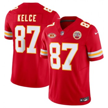 Men's Kansas City Chiefs #87 Travis Kelce Red 2023 F.U.S.E. With  Men's Kansas City Chiefs #87 Travis Kelce Red 2023 F.U.S.E. With