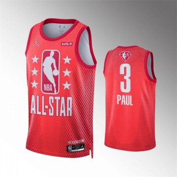Men's 2022 All-Star #3 Chris Paul Maroon Stitched Jersey Men's 2022 All-Star #3 Chris Paul Maroon Stitched Jersey