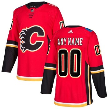 Men's Calgary Flames Personalized Authentic Red Home Stitched NHL Jersey Men's Calgary Flames Personalized Authentic Red Home Stitched NHL Jersey