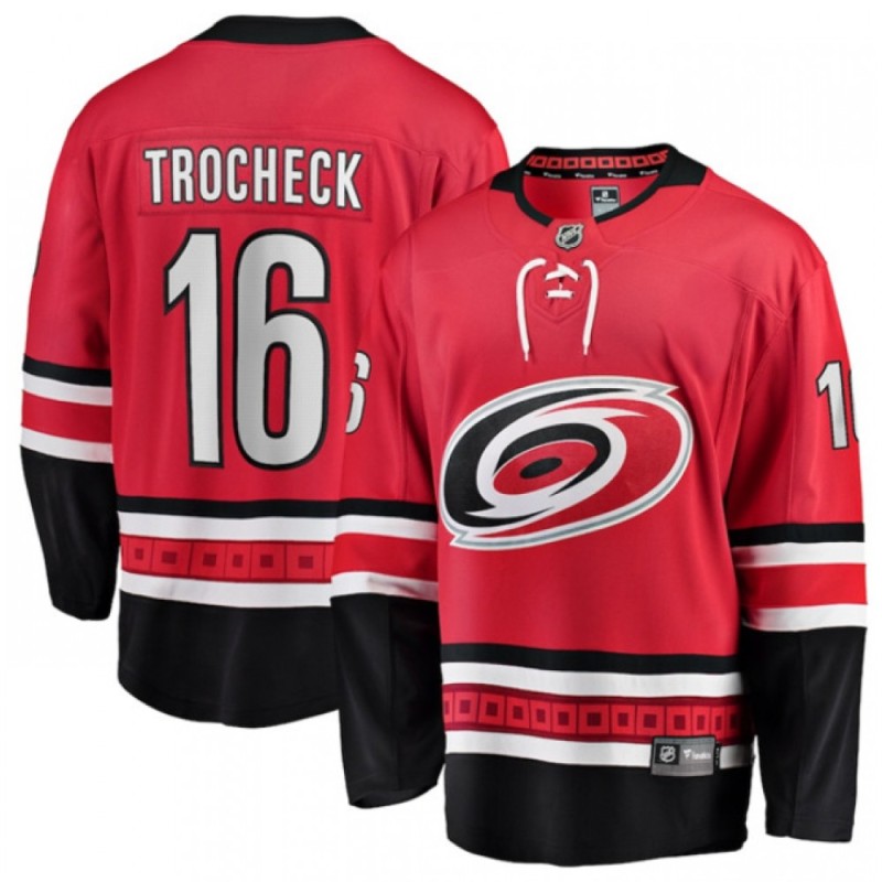 Men's Adidas Carolina Hurricanes #16 Vincent Trocheck Red Stitched NHL Jersey Men's Adidas Carolina Hurricanes #16 Vincent Trocheck Red Stitched NHL Jersey