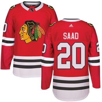 Men's Chicago Blackhawks #20 Brandon Saad Red Stitched NHL Jersey Men's Chicago Blackhawks #20 Brandon Saad Red Stitched NHL Jersey