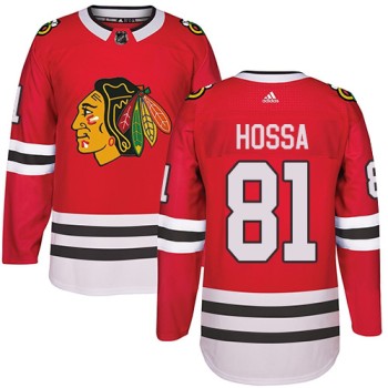 Men's Chicago Blackhawks #81 Marian Hossa Red Stitched NHL Jersey Men's Chicago Blackhawks #81 Marian Hossa Red Stitched NHL Jersey