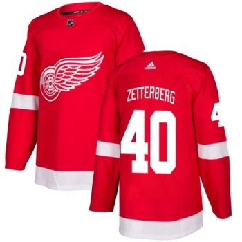 Men's Detroit Red Wings #40 Henrik Zetterberg Red Stitched NHL Jersey Men's Detroit Red Wings #40 Henrik Zetterberg Red Stitched NHL Jersey