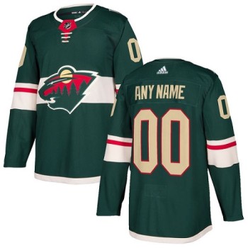 Men's Minnesota Wild Personalized Authentic Green Home Stitched NHL Jersey Men's Minnesota Wild Personalized Authentic Green Home Stitched NHL Jersey