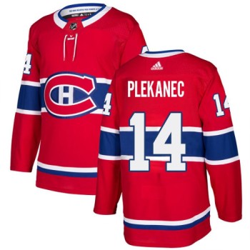Men's Montreal Canadiens #14 Tomas Plekanec Red Stitched NHL Jersey Men's Montreal Canadiens #14 Tomas Plekanec Red Stitched NHL Jersey