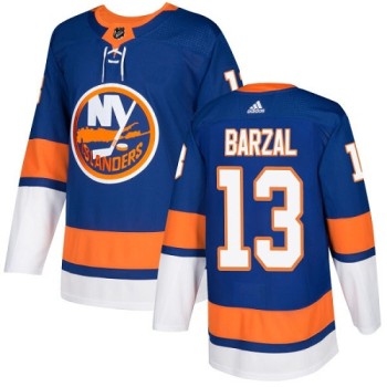 Men's New York Islanders #13 Mathew Barzal Royal Stitched NHL Jersey