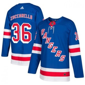 Men's New York Rangers #36 Mats Zuccarello Royal Blue Stitched NHL Jersey Men's New York Rangers #36 Mats Zuccarello Royal Blue Stitched NHL Jersey