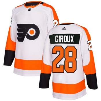 Men's Philadelphia Flyers #28 Claude Giroux White Stitched NHL Jersey Men's Philadelphia Flyers #28 Claude Giroux White Stitched NHL Jersey