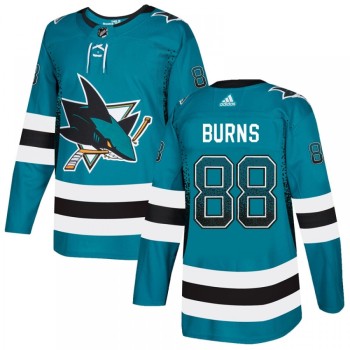 Men's San Jose Sharks #88 Brent Burns Teal Drift Fashion Stitched NHL Jersey Men's San Jose Sharks #88 Brent Burns Teal Drift Fashion Stitched NHL Jersey