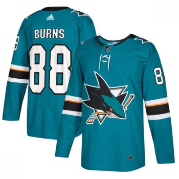 Men's San Jose Sharks #88 Brent Burns Teal Stitched NHL Jersey Men's San Jose Sharks #88 Brent Burns Teal Stitched NHL Jersey