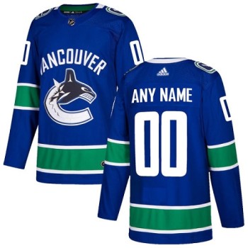 Men's Vancouver Canucks Personalized Authentic Blue Home Stitched NHL Jersey Men's Vancouver Canucks Personalized Authentic Blue Home Stitched NHL Jersey