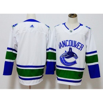 Men's Vancouver Canucks White Stitched NHL Jersey Men's Vancouver Canucks White Stitched NHL Jersey