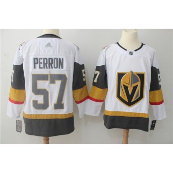 Men's Vegas Golden Knights #57 David Perron White Stitched NHL Jersey Men's Vegas Golden Knights #57 David Perron White Stitched NHL Jersey