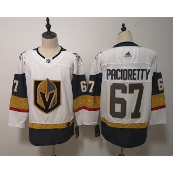 Men's Vegas Golden Knights #67 Max Pacioretty White Stitched NHL Jersey Men's Vegas Golden Knights #67 Max Pacioretty White Stitched NHL Jersey
