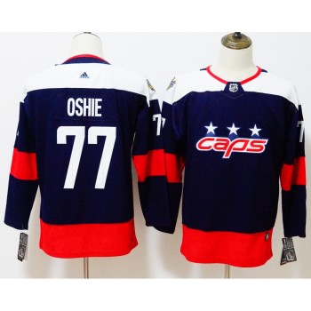 Men's Washington Capitals #77 TJ Oshie Navy 2018 NHL Stadium Series Authentic Pro Stitched NHL Jersey Men's Washington Capitals #77 TJ Oshie Navy 2018 NHL Stadium Series Authentic Pro Stitched NHL Jersey
