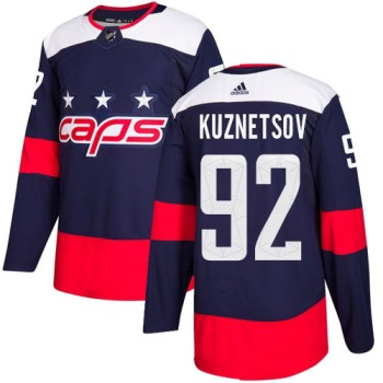 Men's Washington Capitals #92 Evgeny Kuznetsov Navy 2018 NHL Stadium Series Authentic Pro Stitched Jersey Men's Washington Capitals #92 Evgeny Kuznetsov Navy 2018 NHL Stadium Series Authentic Pro Stitched Jersey