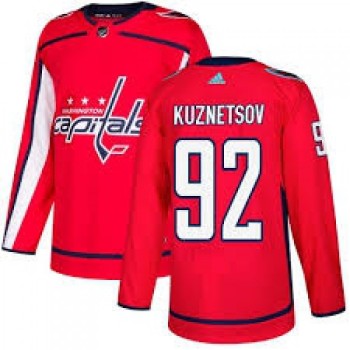 Men's Washington Capitals #92 Evgeny Kuznetsov Red Stitched NHL Jersey Men's Washington Capitals #92 Evgeny Kuznetsov Red Stitched NHL Jersey