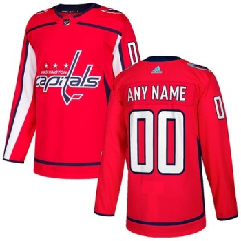 Men's Washington Capitals Personalized Authentic Red Home Stitched NHL Jersey Men's Washington Capitals Personalized Authentic Red Home Stitched NHL Jersey