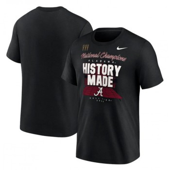 Men's Alabama Crimson Tide 2020 Black National Champions T-Shirt Men's Alabama Crimson Tide 2020 Black National Champions T-Shirt