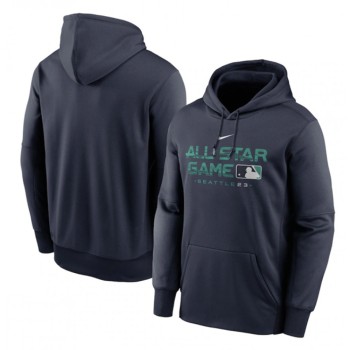 Men's All-star 2023 Navy Therma Fleece Pullover Hoodie Men's All-star 2023 Navy Therma Fleece Pullover Hoodie