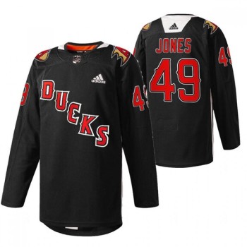 Men's Anaheim Ducks #49 Max Jones 2022 Black Angels Night Stitched Jersey Men's Anaheim Ducks #49 Max Jones 2022 Black Angels Night Stitched Jersey