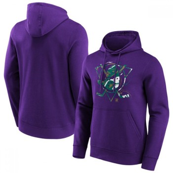 Men's Anaheim Ducks Purple Marble Hoodie Men's Anaheim Ducks Purple Marble Hoodie