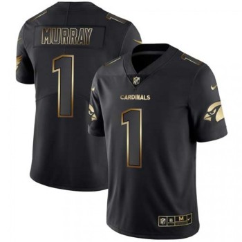Men's Arizona Cardinals #1 Kyler Murray 2019 Black Gold Edition Stitched NFL Jersey Men's Arizona Cardinals #1 Kyler Murray 2019 Black Gold Edition Stitched NFL Jersey
