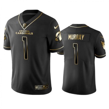 Men's Arizona Cardinals #1 Kyler Murray Black 2019 Golden Edition Limited Stitched NFL Jersey Men's Arizona Cardinals #1 Kyler Murray Black 2019 Golden Edition Limited Stitched NFL Jersey