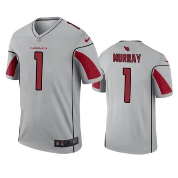 Men's Arizona Cardinals #1 Kyler Murray Silver Inverted Legend Jersey Men's Arizona Cardinals #1 Kyler Murray Silver Inverted Legend Jersey