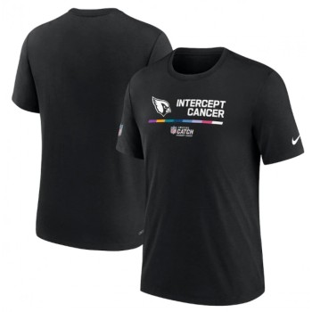 Men's Arizona Cardinals 2022 Black Crucial Catch Performance T-Shirt Men's Arizona Cardinals 2022 Black Crucial Catch Performance T-Shirt