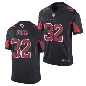 Men's Arizona Cardinals #32 Budda Baker Black Color Rush Limited Stitched Jersey Men's Arizona Cardinals #32 Budda Baker Black Color Rush Limited Stitched Jersey