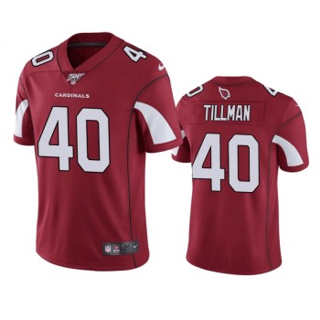 Men's Arizona Cardinals #40 Pat Tillman Red 2019 100th Season Vapor Untouchable Limited Stitched NFL Jersey Men's Arizona Cardinals #40 Pat Tillman Red 2019 100th Season Vapor Untouchable Limited Stitched NFL Jersey