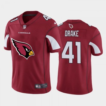 Men's Arizona Cardinals #41 Kenyan Drake Red 2020 Team Big Logo Limited Stitched Jersey Men's Arizona Cardinals #41 Kenyan Drake Red 2020 Team Big Logo Limited Stitched Jersey