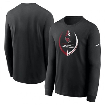 Men's Arizona Cardinals Black Icon Legend Performance Long Sleeve T-Shirt Men's Arizona Cardinals Black Icon Legend Performance Long Sleeve T-Shirt