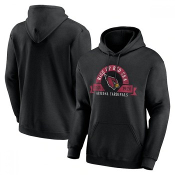 Men's Arizona Cardinals Black Pullover Hoodie Men's Arizona Cardinals Black Pullover Hoodie