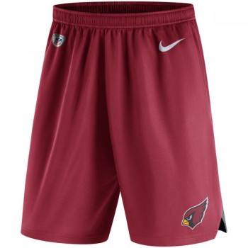 Men's Arizona Cardinals Red Knit Performance Shorts Men's Arizona Cardinals Red Knit Performance Shorts