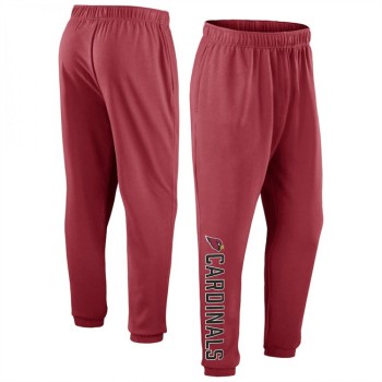 Men's Arizona Cardinals Red Chop Block Fleece Sweatpants Men's Arizona Cardinals Red Chop Block Fleece Sweatpants