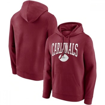 Men's Arizona Cardinals Red Gridiron Classics Campus Standard Pullover Hoodie Men's Arizona Cardinals Red Gridiron Classics Campus Standard Pullover Hoodie