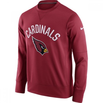 Men's Arizona Cardinals Red Sideline Circuit Performance Sweatshirt Men's Arizona Cardinals Red Sideline Circuit Performance Sweatshirt