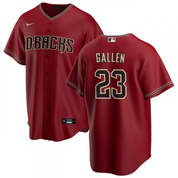 Men's Arizona Diamondbacks #23 Zac Gallen Red Cool Base Stitched Baseball Jersey Men's Arizona Diamondbacks #23 Zac Gallen Red Cool Base Stitched Baseball Jersey