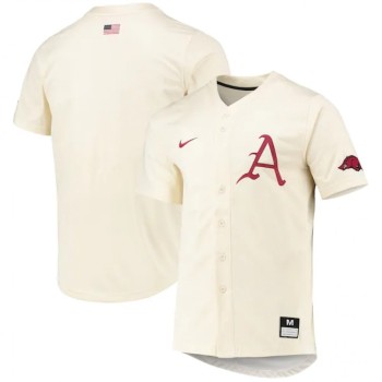 Men's Arkansas Razorbacks Blank Cream Vapor Untouchable Stitched Jersey Men's Arkansas Razorbacks Blank Cream Vapor Untouchable Stitched Jersey